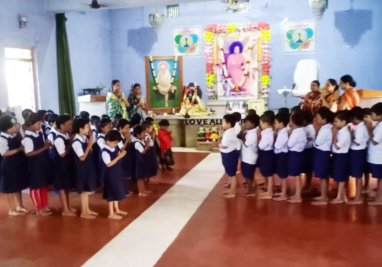 Guru Purnima Celebration in Sai Vidya Mandir, Udala